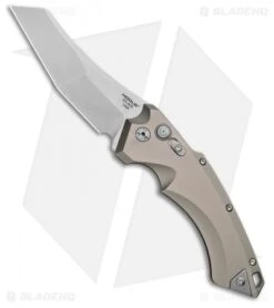 Hogue Knives EX-A05 Wharncliffe Automatic Knife FDE (4" Stonewash) 34504