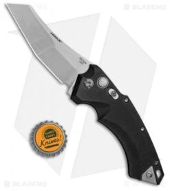 Hogue Knives EX-A05 Wharncliffe Automatic Knife Black (3.5" Stonewash) 34520 -Knives Shop Hogue Knives EX A05 Wharncliffe Auto Black SW 34520 BHQ 100447 jr bottlecap
