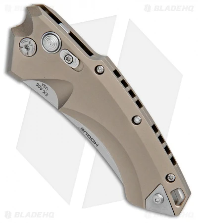 Hogue Knives EX-A05 Wharncliffe Automatic Knife FDE (3.5" Stonewash) 34524 2 Hogue Knives EX-A05 Wharncliffe Automatic Knife FDE (3.5" Stonewash) 34524 - Image 2