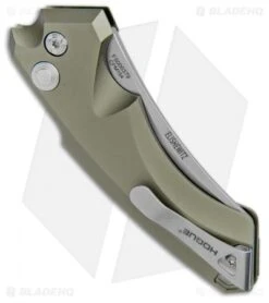 Hogue Knives EX-A05 Wharncliffe Automatic Knife OD Green (3.5" Stonewash) 34521 6 Hogue Knives EX-A05 Wharncliffe Automatic Knife OD Green (3.5" Stonewash) 34521 -Knives Shop Hogue Knives EX A05 Wharncliffe Auto OD Green SW 34521 BHQ 100448 jr side