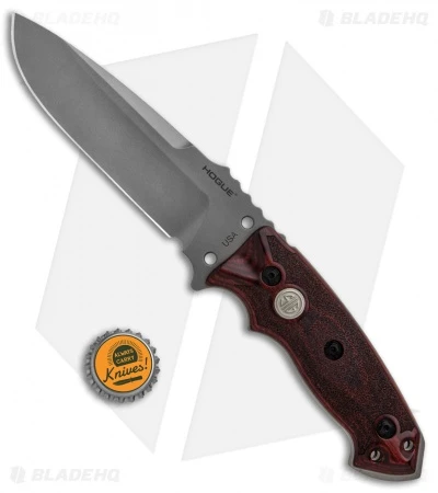 Hogue Knives EX-F01 Fixed Blade Knife Rosewood (5.5" Plain) 37175 4 Hogue Knives EX-F01 Fixed Blade Knife Rosewood (5.5" Plain) 37175 - Image 4