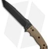 Hogue Knives EX-F01 Large Tanto Fixed Blade FDE G-10 (7" Black) 35108