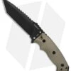 Hogue Knives EX-F01 Tactical Tanto Fixed Blade FDE G-10 (5.5" Black) 35127