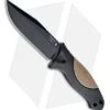 Hogue Knives EX-F02 Clip Point Fixed Blade Flat Dark Earth (4.5" Black) 35253