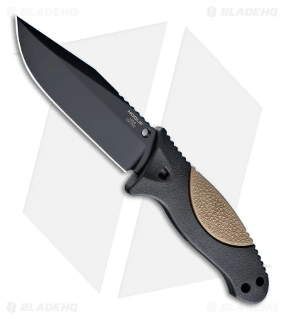 Hogue Knives EX-F02 Clip Point Fixed Blade Flat Dark Earth (4.5" Black) 35253 1 Hogue Knives EX-F02 Clip Point Fixed Blade Flat Dark Earth (4.5" Black) 35253