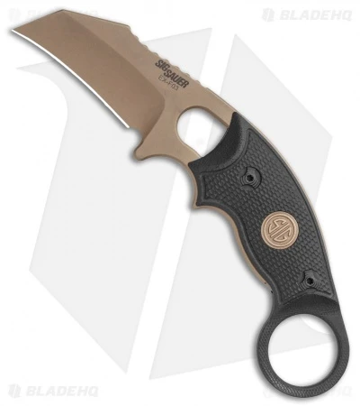 Hogue Knives EX-F03 Hawkbill Karambit Knife Tactical Black (2.25" FDE) 37320 1 Hogue Knives EX-F03 Hawkbill Karambit Knife Tactical Black (2.25" FDE) 37320