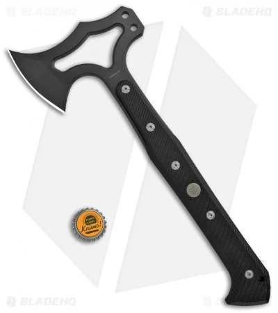 Knives Shop -Knives Shop Hogue Knives EX T01 Tomahawk Axe Black G 10 Sig Medallion Gray 37772 BHQ 100455 jr bottlecap 1