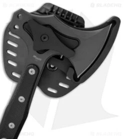 Knives Shop -Knives Shop Hogue Knives EX T01 Tomahawk Axe Black G 10 Sig Medallion Gray 37772 BHQ 100455 jr sheath