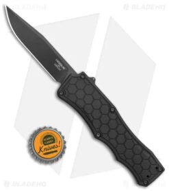 Hogue Knives Exploit OTF Automatic Knife Clip Point Black (3.5" Black) 34057 -Knives Shop Hogue Knives Exploit OTF Auto CP Black Black BHQ 139686 jr bottlecap