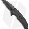 Hogue X1 Microflip Wharncliffe Flipper Knife Matte Black (2.6" Black) 24166