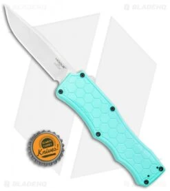 Hogue Knives Exploit OTF Automatic Knife Aquamarine (3.4" Stonewash) -Knives Shop Hogue Knives OTF Auto Aquamarine SW 34054 BHQ 108694 jr bottlecap
