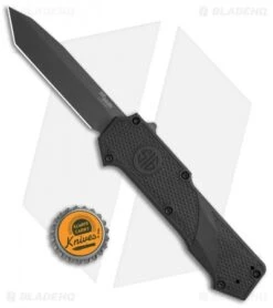 Hogue Knives SIG Compound Tactical OTF Automatic Tanto Black G-10 (3.5"Black) 7 Hogue Knives SIG Compound Tactical OTF Automatic Tanto Black G-10 (3.5"Black) -Knives Shop Hogue Knives SIG Compound Scorpion OTF Auto Tanto Black G 10 Black BHQ 118466 jr bottlecap
