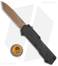 Hogue Knives SIG Compound Scorpion OTF Auto Tanto Black G-10 (3.5" FDE PVD) 7 Hogue Knives SIG Compound Scorpion OTF Auto Tanto Black G-10 (3.5" FDE PVD) -Knives Shop Hogue Knives SIG Compound Scorpion OTF Auto Tanto Black G 10 FDE BHQ 118465 jr bottlecap