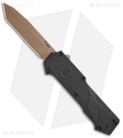 Hogue Knives SIG Compound Scorpion OTF Auto Tanto Black G-10 (3.5" FDE PVD) 1 Hogue Knives SIG Compound Scorpion OTF Auto Tanto Black G-10 (3.5" FDE PVD)