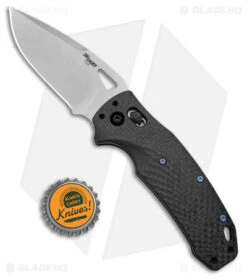 Hogue SIG K320 AXG Drop Point Manual Folding Knife Carbon Fiber (3.5" Stonewash) -Knives Shop Hogue Knives SIG K320 AXG DP Manual Folding Knife CF SW BHQ 176979 jr bottlecap