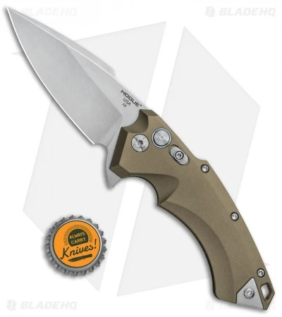 Hogue Knives X5 Spear Point Flipper Knife FDE (3.5" Stonewash) 34574 4 Hogue Knives X5 Spear Point Flipper Knife FDE (3.5" Stonewash) 34574 - Image 4