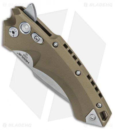 Hogue Knives X5 Spear Point Flipper Knife FDE (3.5" Stonewash) 34574 2 Hogue Knives X5 Spear Point Flipper Knife FDE (3.5" Stonewash) 34574 - Image 2