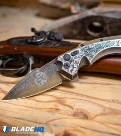 Hogue Knives/Outlaw Ordnance/Manspot X5 Automatic Knife (4" Bronze) Exclusive -Knives Shop Hogue Knives X5 Spear Point Flipper Knife Bronze Manspot Exclusive BHQ 105684 kp gun web