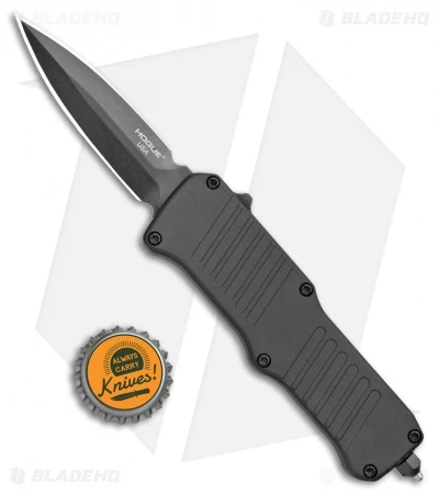 Hogue Mini Incursion D/E OTF Automatic Knife Black Aluminum (3" Black) 54076 4 Hogue Mini Incursion D/E OTF Automatic Knife Black Aluminum (3" Black) 54076 - Image 4