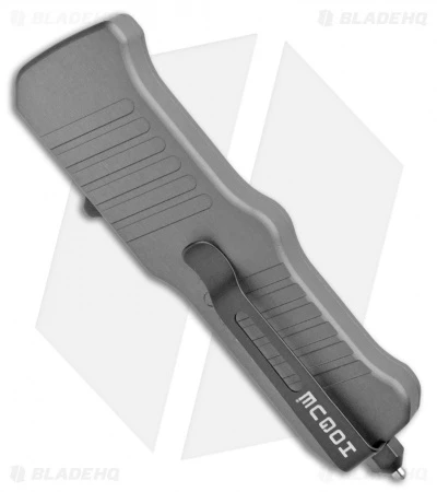 Hogue Mini Incursion D/E OTF Automatic Knife Gray Aluminum (3" Black) 54072 3 Hogue Mini Incursion D/E OTF Automatic Knife Gray Aluminum (3" Black) 54072 - Image 3