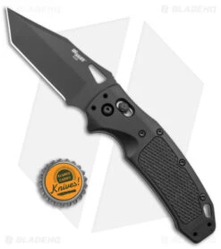 Hogue SIG K320 AXG Tanto Manual Folding Knife Black Aluminum/G-10 (3.5" Black) -Knives Shop Hogue SIG K320 AXG Black Aluminum Folding Knife G 10 Pro Tanto Black BHQ 145384 jr bottlecap