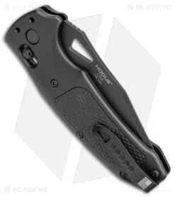 Hogue SIG K320 AXG Tanto Manual Folding Knife Black Aluminum/G-10 (3.5" Black) -Knives Shop Hogue SIG K320 AXG Black Aluminum Folding Knife G 10 Pro Tanto Black BHQ 145384 jr side