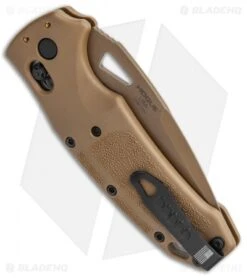 Hogue Sig K320 ABLE Lock Drop Point Knife Coyote Nylon Poly Serr (3.5" PVD) -Knives Shop Hogue Sig K320 Nitron ABLE Coyote Poly DP Tan Serr 36373 BHQ 117080 jr side 2
