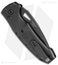 Hogue Sig K320A Nitron Automatic Knife Black Polymer Drop Point (3.5" Black) -Knives Shop Hogue Sig K320A Tactical Auto Black Polymer DP Black BHQ 117430 jr side