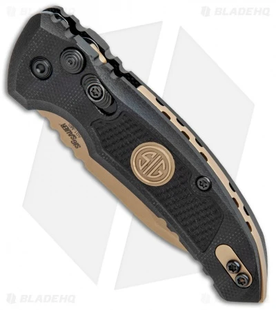 Hogue Sig Sauer A01 Microswitch Automatic Knife Wharncliffe (2.6" FDE) 2 Hogue Sig Sauer A01 Microswitch Automatic Knife Wharncliffe (2.6" FDE) - Image 2