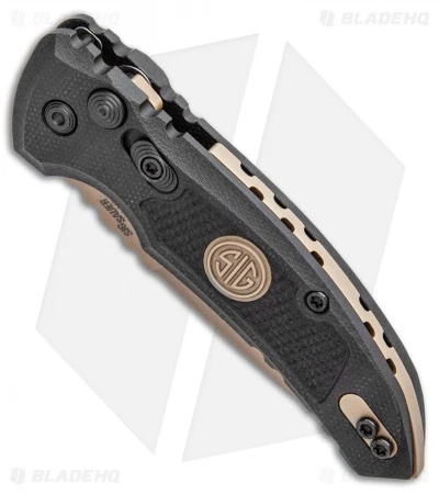 Hogue Sig Sauer A01 Microswitch Automatic Knife Drop Point (2.6" FDE) 2 Hogue Sig Sauer A01 Microswitch Automatic Knife Drop Point (2.6" FDE) - Image 2