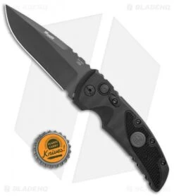 Hogue Sig Sauer EX-A01 Automatic Knife Black G-10 (3.5" Black) 36132 -Knives Shop Hogue Sig Sauer EX A01 Auto black G 10 Black BHQ 84595 jr bottlecap
