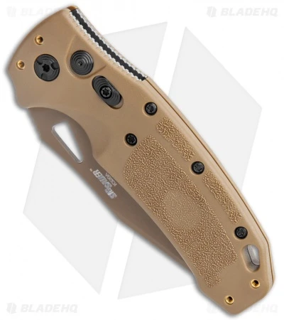 Hogue Sig K320A Automatic Tanto Knife Coyote Polymer (3.5" Tan Serrated) 2 Hogue Sig K320A Automatic Tanto Knife Coyote Polymer (3.5" Tan Serrated) - Image 2