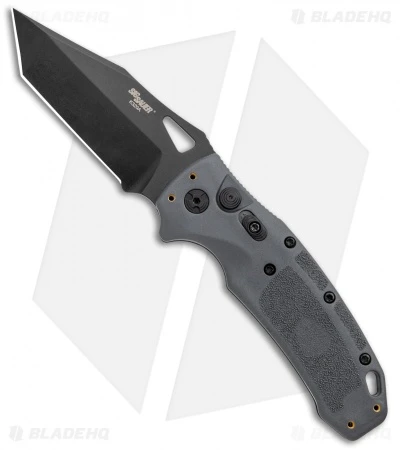 Hogue Sig K320A Tactical Automatic Tanto Knife Gray Polymer (3.5" Black) 1 Hogue Sig K320A Tactical Automatic Tanto Knife Gray Polymer (3.5" Black)