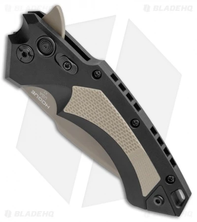 Hogue Knives X5 Tactical Flipper Knife FDE G-10 Inlay (3.5" Flat Dark Earth) 2 Hogue Knives X5 Tactical Flipper Knife FDE G-10 Inlay (3.5" Flat Dark Earth) - Image 2
