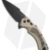 Hogue Knives X5 Tactical Flipper Knife FDE G-Mascus (4" Black)