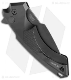 Hogue Knives X5 Tactical Flipper Knife Black G-10 Inlay (4" Black) -Knives Shop Hogue X 5 Tactical Black G 10 Inlay Black 34556 EXLMTG BHQ 49334 jr side