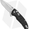 Hogue X1 Microflip Drop Point Flipper Knife Matte Black (2.6" Stonewash) 24172