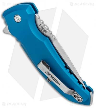 Hogue X1 Microflip Flipper Knife Matte Blue Aluminum (2.6" Stonewash) 24178 3 Hogue X1 Microflip Flipper Knife Matte Blue Aluminum (2.6" Stonewash) 24178 - Image 3