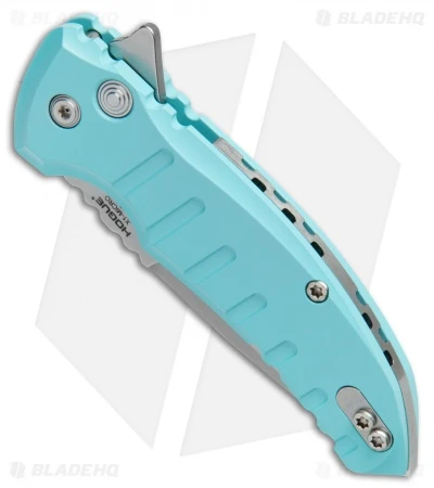 Hogue X1 Microflip Flipper Knife Matte Aquamarine (2.6" Stonewash) 24173 2 Hogue X1 Microflip Flipper Knife Matte Aquamarine (2.6" Stonewash) 24173 - Image 2