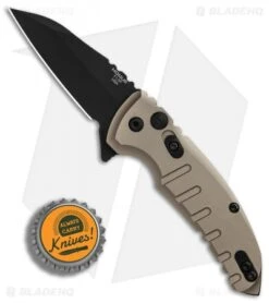 Hogue X1 Microflip Wharncliffe Flipper Knife Matte FDE (2.6" Black) 24167 7 Hogue X1 Microflip Wharncliffe Flipper Knife Matte FDE (2.6" Black) 24167 -Knives Shop Hogue X1 Microflip Wharncliffe Matte FDE Black BHQ 84473 er bottlecap