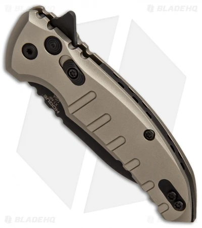 Hogue X1 Microflip Wharncliffe Flipper Knife Matte FDE (2.6" Black) 24167 3 Hogue X1 Microflip Wharncliffe Flipper Knife Matte FDE (2.6" Black) 24167 - Image 3