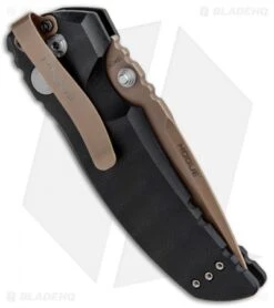 Hogue Sig Sauer EX-01 Tactical Folding Knife Black G-10 (3.5" FDE) 36170 -Knives Shop Sig Ex 01 Emperor Scorpi 36170 BHQ 82355 jr side