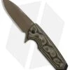 Hogue Sig Sauer EX-02 Spear Point Flipper Knife Green G-Mascus (3.75" FDE)