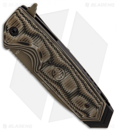 Hogue Sig Sauer EX-02 Spear Point Flipper Knife Green G-Mascus (3.75" FDE) 3 Hogue Sig Sauer EX-02 Spear Point Flipper Knife Green G-Mascus (3.75" FDE) - Image 3