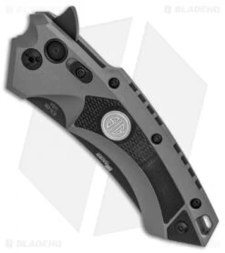 Hogue Sig Sauer X5 Wharncliffe Flipper Knife Black (3.5" Black) 36562 -Knives Shop Sig X5 Sig Tactical Folder C BHQ 84221 er spine