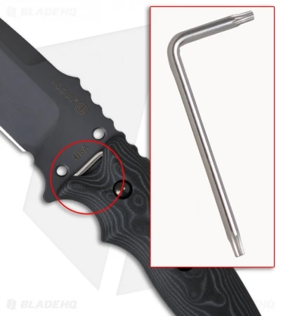 Hogue Knives EX-F01 Tactical Fixed Blade Knife Black G10 (5.5" Plain) 35179 2 Hogue Knives EX-F01 Tactical Fixed Blade Knife Black G10 (5.5" Plain) 35179 - Image 2