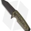 Hogue Knives EX02 Knife Tanto Flipper Green G-Mascus (3.75" Plain) 34208