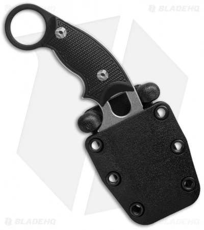 Hogue Knives EX-F03 Clip Point Karambit Knife Black G-10 (2.25" SW) 35339 2 Hogue Knives EX-F03 Clip Point Karambit Knife Black G-10 (2.25" SW) 35339 - Image 2