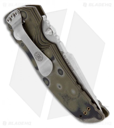 Hogue Knives EX01 Knife Green G10 Handle Tanto Blade (3.5" Tumble Plain) 2 Hogue Knives EX01 Knife Green G10 Handle Tanto Blade (3.5" Tumble Plain) - Image 2