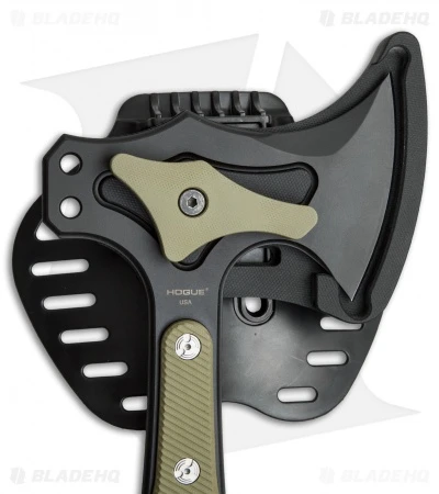 Hogue Knives 14" EX-T01 Tomahawk Axe OD Green G-10 3 Hogue Knives 14" EX-T01 Tomahawk Axe OD Green G-10 - Image 3